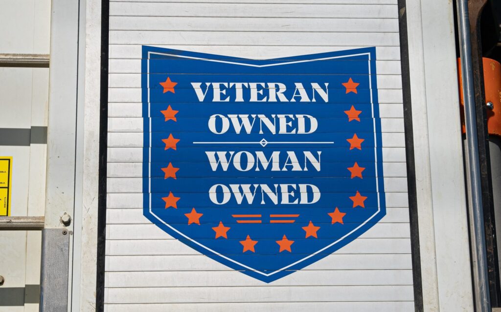 Veteran Owned. Woman Owned