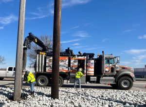 GroundBreakers branded hydrovac truck